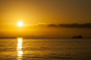 Sunrise over Oakland Shipyards - October 2015