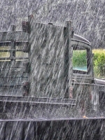 Farm Truck in Deluge