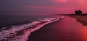 Sunset on Misquamicut Beach - Westerly, RI
