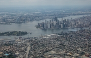 View over Brooklyn to Manhattan - NYC