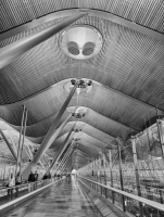 Airport Interior - Madrid, Spain