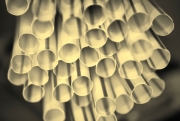 Iluminated Straws in Gold Tone