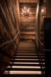 Stair to Chandelier - Boston, MA