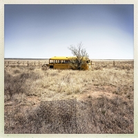 Abandoned School Bus - Encino, NM
