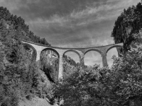 Swiss Train Bridge - Switzerland