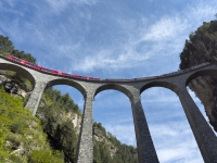 Swiss Train Bridge - Switzerland