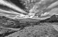 View at Dinorwig Slate Quarry - Wales, UK