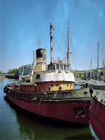 Boats in the Harbor - Cardiff, Wales, UK
